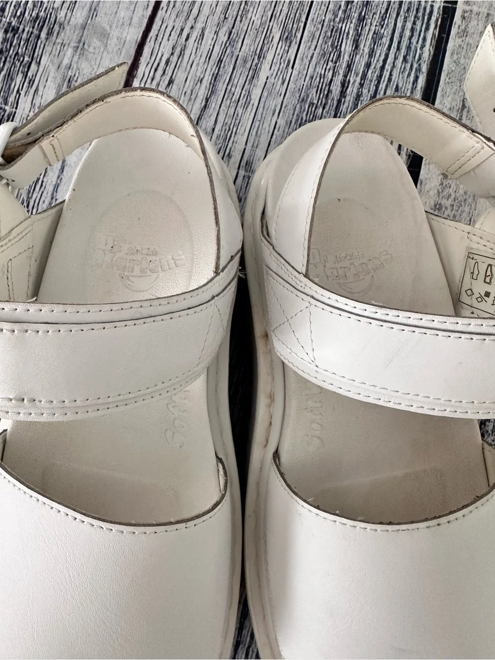 Dr. Marten Voss Mono Leather Platform Strap Sandals